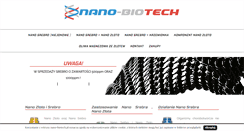 Desktop Screenshot of nano-biotech.pl