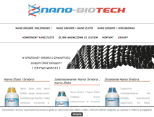 Tablet Screenshot of nano-biotech.pl